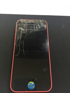 iPhone5c液晶ガラス交換